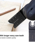 Wood Oscillating Multitool Blades 21 Piece Kit With Size Marks High Carbon Steel Straight Saw Blades cutting wood