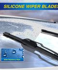 Windshield Wiper Blades Set For Kia Sorento 2016 2020 And Hyundai Santa Fe 2019 2023 Silicone Water Repellent All Season