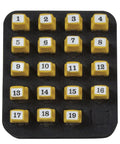 Yellow numbered tags for replacement carrying case for Scout Pro 3 series testers and locator remotes with ruged nylon build EVA foam