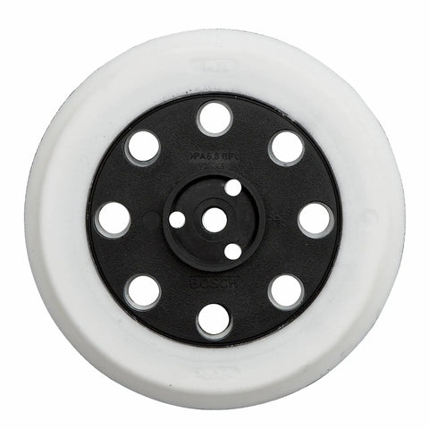 RS031 5 Inch Soft Sanding Pad With Hook And Loop Eight Hole Design For Stable Flat Sanding And Polishing Of Solid Surfaces