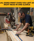 Craftsman using Peel And Stick Measuring Tape With Dual Sided Print, 16 Ft Long By Seven Eighths Inch Wide in workshop
