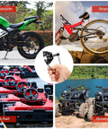Detacher breaker chain cutter, black; handheld tool for bicycle, go-kart and ATV chains (#25-#60, 415H/428H/520/530).