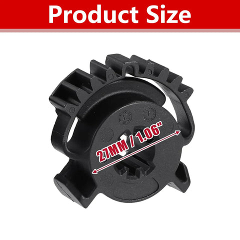 Top Shelf Hvac Blend Door Actuator Gear For Dodge Durango And Jeep Grand Cherokee showing 27mm size, black durable material for quick swap replacement.