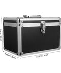 Handheld Aluminum Tool Box With Lightweight, Impact-Resistant Build, Portable Metal Storage Case With Easy Carry Handle