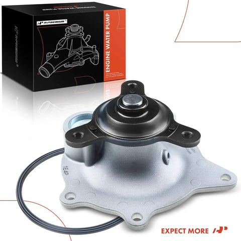 Water Pump With Gasket Replacement For Chrysler Town And Country 2001 2007 Voyager 2001 2003 Dodge Caravan Grand Caravan 2001 2007 3.3L 3.8L OHV Minivan Plug And Play Direct Fit Premium Quality shown with packaging
