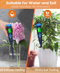Easy To Use Soil pH Tester For Indoor Pots And Outdoor Gardens Pro Grade pH Meter For Soil And Water Quick Accurate Readings