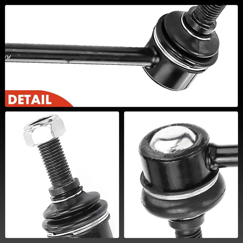 Detailed view of Beefed Up Set Of Four Front And Rear Sway Bar End Links Kit Stabilizer Links for Nissan Altima 2013-2018, Maxima 2016-2018