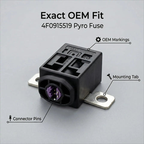 OEM Replacement Battery Fuse Overload Protector For Audi A4 A5 A6 Q5 Q7 2005 2024 Plug And Play Pyro Fuse Safety Relay