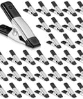 Image of 100 Pack 2 Inch Mini Spring Clamps With Rubber Tips Ultra Handy Heavy Duty Clips For Crafts Woodworking Photography Studio Use
