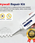 Quick Fix Drywall Repair Kit Includes Scraper Plus Fast Drying Wall Patch Paste For Hole And Crack Filler Delivering A Slick Finish