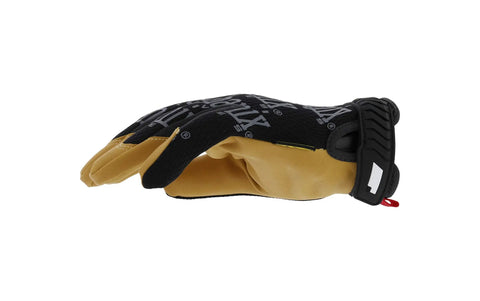 Side view of Material4X Original Work Gloves for Heavy Duty Protection with Abrasion Resistant Synthetic Leather, size medium.