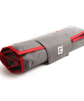 Heavy Duty Canvas Wrench Roll Up Organizer With 13 Pockets For SAE Sizes 1/4 To 1 Inch, Velcro Roll Up Tool Pouch Keeps Wrenches Sorted And Ready
