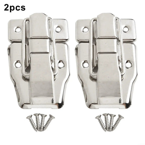 Tough As Nails Heavy Duty Toggle Latch Case Catch For Toolbox Suitcase Trunk Chest Lift Off Buckle Clasp Silver 2 Pack 78x48mm
