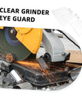3 Pack Bench Grinder Eye Shields Plastic Guards For Grinding Machines with sparks and clear protective guards