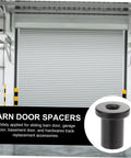 Five Piece Sliding Barn Door Spacer Kit With Flat Track Spacers And Pipe Clamp Hardware For Track Replacement Parts