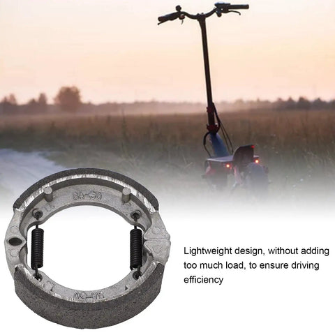 Electric Scooter Front Drum Brake Pad Shoe Replacement Part Built Tough From Lightweight Metal For Smooth Stops And Long Lasting Performance Easy Install Compatible With Most 8 And 9 Inch Models metal brake pad