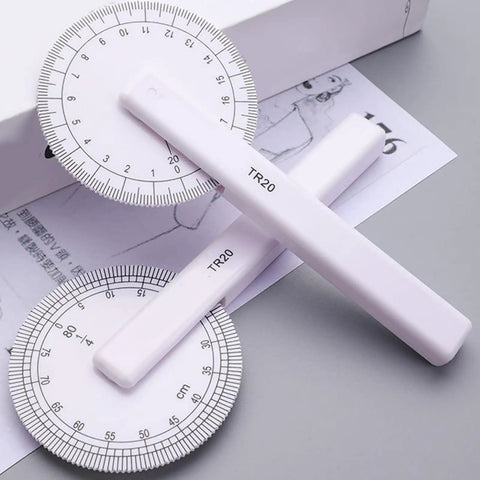 360 Degree Rotating Quilting Ruler With Scaled Roller Wheel For Precise Pattern Making And Angle Measurement An Absolute Craft Room Staple That Smoothes Your Stitch Line Work And Nails Every Curve Without The Fussy Math
