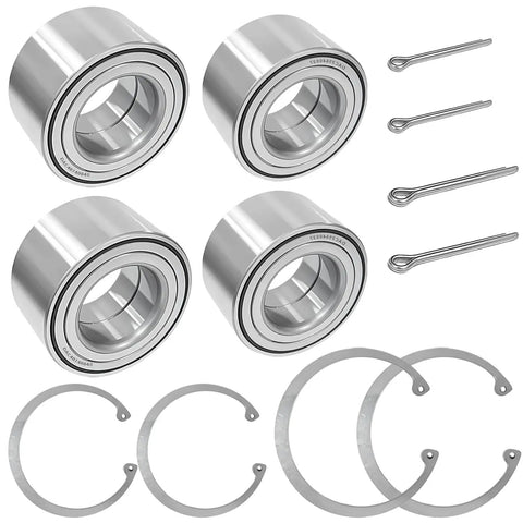 Four Pack Front And Rear Wheel Bearings For Atv Utv Compatible With Ace Ranger Sportsman And Hawkeye Models, 35x64x37mm size.