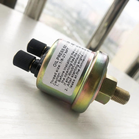 Heavy duty two pin oil pressure sensor, 1/8-27NPT thread, for accurate engine monitoring. Drop Right Into Your Dash Setup Gives Your Engine That Knockout Performance We All Crave These Kickass Two Pin Oil Pressure Sensors Deliver Beat To Death Reliability Gearheads Sw ear By This Exact Swap.