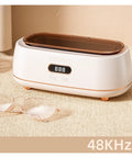 Slick Mini Ultrasonic Cleaner Doing Heavy Lifting For Jewelry And Eyewear Washing Machine - compact 650 ml cleaner with display.