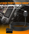 OBD2 OBDII Cable For Cord V3 AccessPort Interface, Compatible With Subaru Ford VW BMW WRX STI Focus Evo, 6.4ft Length