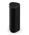 Ultra Compact Waterproof Bluetooth Speaker With 10 Hour Battery IP67 Dustproof And Waterproof Outdoor Ready Precision Drivers Deliver Clearer Sound And Punchy Bass Trueplay Auto Tuning For Rich On The Go Music, black color, front view.