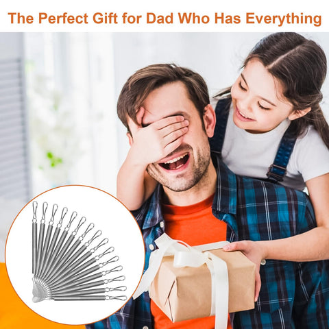 Bulk 15 Pack Heavy Duty Extension Springs 5 Inch By 0.27 Inch Stainless Steel Tension Springs with gift for dad and daughter