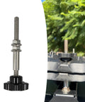 Hella Tough Universal Traction Board Mounting Kit Featuring Rock Solid Nylon And Stainless Steel Mount Pins close-up view of mount pin.