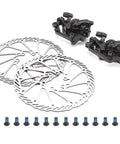 Universal Mechanical Disc Brake Caliper Pair For Front And Rear Mountain Road Bikes Tough As Nails Aluminum Frame with rotors and bolts