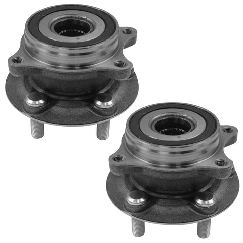 Two Piece Front Left And Right Wheel Bearing And Hub Assembly Kit Compatible With 2010 2015 Toyota Prius 2012 2015 Prius Plug In 2011 2017 Lexus CT200h Replacement With Heavy Duty Precision Fit
