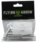 Package of 100 Grain Stainless Steel Arrow Inserts For 0.244 Inch ID Arrows FOC Weight To Boost Spine And Flight Fits 244 ID Arrows Like F5