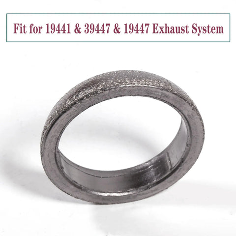 Exhaust Pipe Flange Gasket 2.39 Inch Inner Diameter 60.8mm fits various exhaust systems, replacement part for Lexus Toyota Subaru and more.