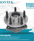 Front Wheel Hub And Bearing Assembly 515026x2 5 Lug For Ford Ranger 1998 1999 2000 And Mazda B3000 B4000 1998 1999 2000 With ABS 2 Piece Set Plug N Play Premium Quality Replacement