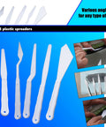 Clear Shoe Repair Adhesive Bundle With 3.7 Fl Oz Tube, 5 plastic spreader tools for fixing worn soles and damaged heels