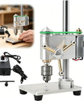 High-Performance Precision Benchtop Drill Press With Jt0 Chuck, 360-Degree Rotation And Variable Speed 400-4500Rpm on a workbench.