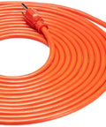 High Visibility 25 Foot 3 Prong Indoor Outdoor Extension Cord With 3 Outlets, 13 Amps, 1625 Watts, 125 VAC, coiled in a circle
