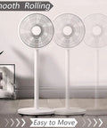 Total Game Changer For Moving Stuff With These Super Smooth Self Adhesive Swivel Caster Wheels Easy Peel Stick Mount Low Profile Glides For Appliances Storage Bins And Trash Cans 28 Pound Load Pack Of 12 Black, white fan setup in a modern interior.