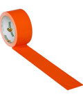 Neon Orange Duct Tape 1.88 Inches Wide By 15 Yards Long Single Roll Tearable By Hand Great For Quick Fixes Repairs And Crafts