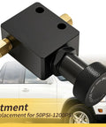 Pro Grade 1/8NPT Brake Proportional Valve For Slick Stopping Power Heavy Duty Aluminum Alloy Build with knob and ports.