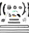3.6L Pentastar Timing Chain Kit Drop-In For 2011-2016 Jeep Grand Cherokee Wrangler Dodge Charger Durango Grand Caravan Chrysler 300 RAM 1500 V6 With Easy Install OEM Fitment And Reliable Engine Timing Gear Set components displayed