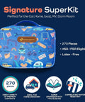 Large 270 Piece First Aid Kit For Kids And Family All In One Car Home Dorm And Boat Kit With Latex Free Bandages