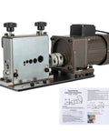 Beefy 60W Electric Wire Stripping Machine For 3mm To 17mm Wires, with visible depth gauge and 6 round channel options