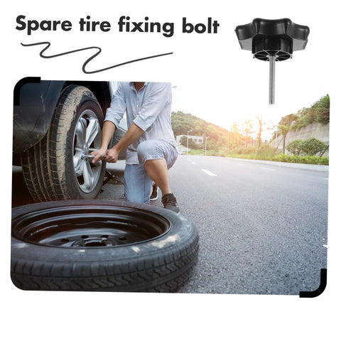 Spare Tire Bolt Adapter And Retainer Clamp For Secure Mounting No Hassle Install And Versatile Fit For Many Car Models