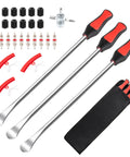 15 Inch Tire Spoon Kit For Motorcycles Dirt Bikes And Lawn Mowers 29 Piece Tire Removal Tool Set With Spoons Rim Protectors Valve Tool