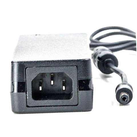 Rock Solid 12V 5A 60W Switching Power Supply With Universal 90 To 264 VAC Input showing front view and cable connection.