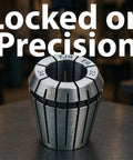 ER32 Collet for CNC Milling and Machining, Three Quarters Inch Precision Toolholder displayed on a workbench