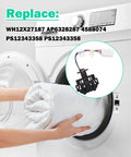 Washer Speed Sensor Replacement For Front Load Washers Plug And Play Drop-In Exact Fit For GE And GUD Series Models Such As GUD24ESSM0WW-GEH
