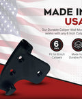 Heavy Duty Wall Mount For 6 Inch Digital Vernier And Dial Calipers made in the USA, compatible with pegboard or workshop wall