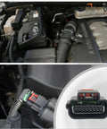 Mass Air Flow MAF Sensor Female Connector Pigtail Fits Chevy Silverado Tahoe Camaro engine setup close-up view.