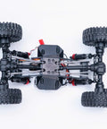 Trekker18 LCG Titanium RC Crawler Chassis Upgrade For Ascent 18, ultra strong lightweight titanium chassis with carbon linkages